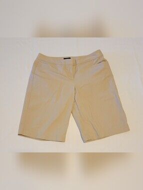IZOD Sz 2 Women's Stretch Khaki Bermuda Golf Shorts
